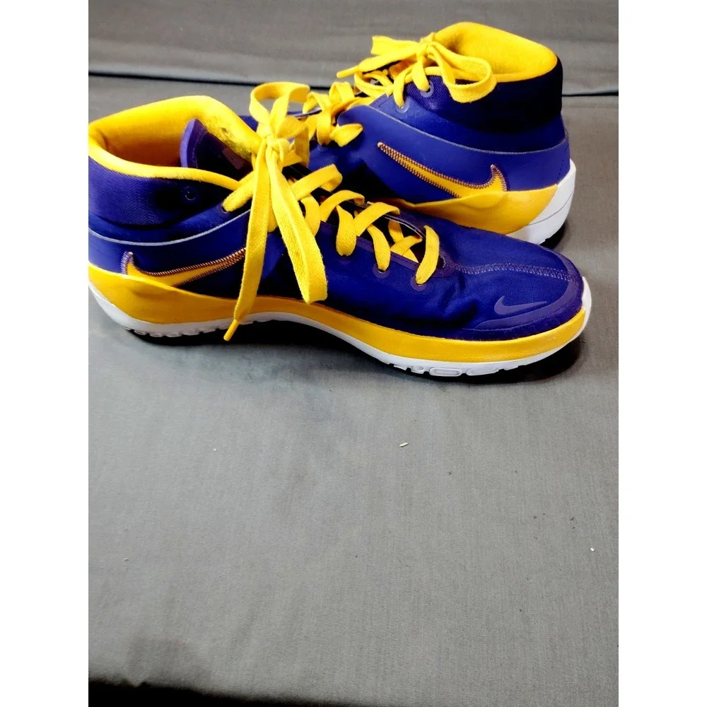 Nike KD13 PURPLE YELLOW Basketball Shoes Men 11.5 Kevin Durant Collector Sneaker